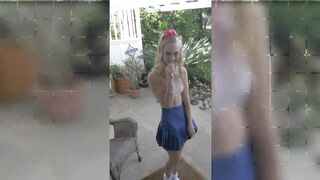 PornPuke - cute blonde teen Lily Rader gagged to puke (as we discussed on the "hottest pornstar who puked" topic) - Gag Puke