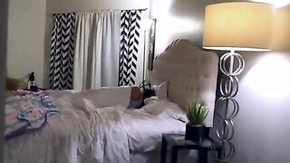 She pretends to be asleep but can't take it anymore - Free Use
